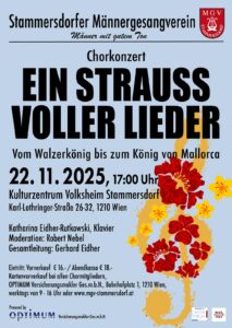 Ein Strauss voller Lieder - Chorkonzert des MGV Stammersdorf @ Kulturzentrum Volksheim Stammersdorf
